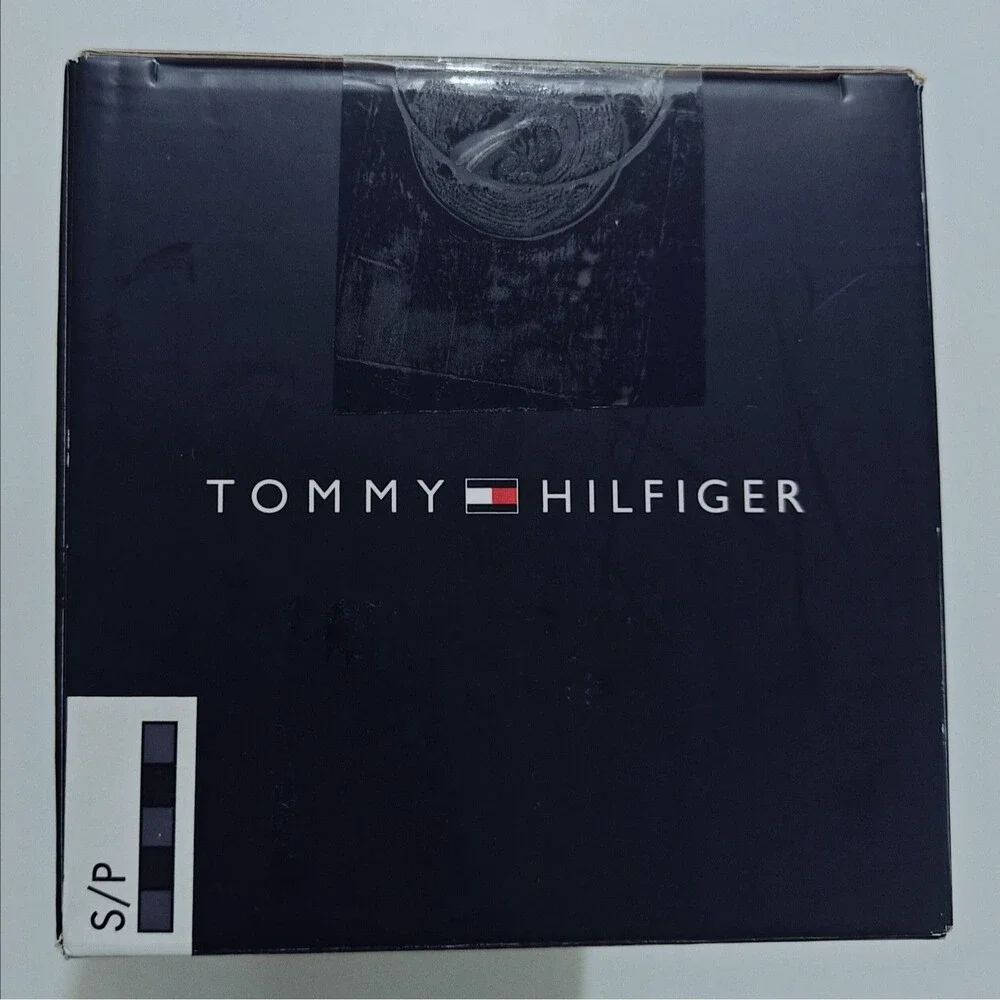 NEW Tommy Hilfiger Underwear Boxer Briefs 5 Pack Cotton S Small Blue Black NWT
